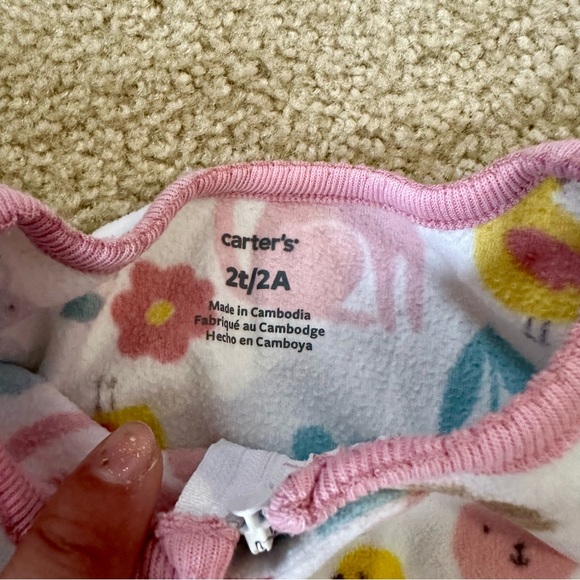 5/$25 Carter’s Fleece Animal Footie - Picture 4 of 4